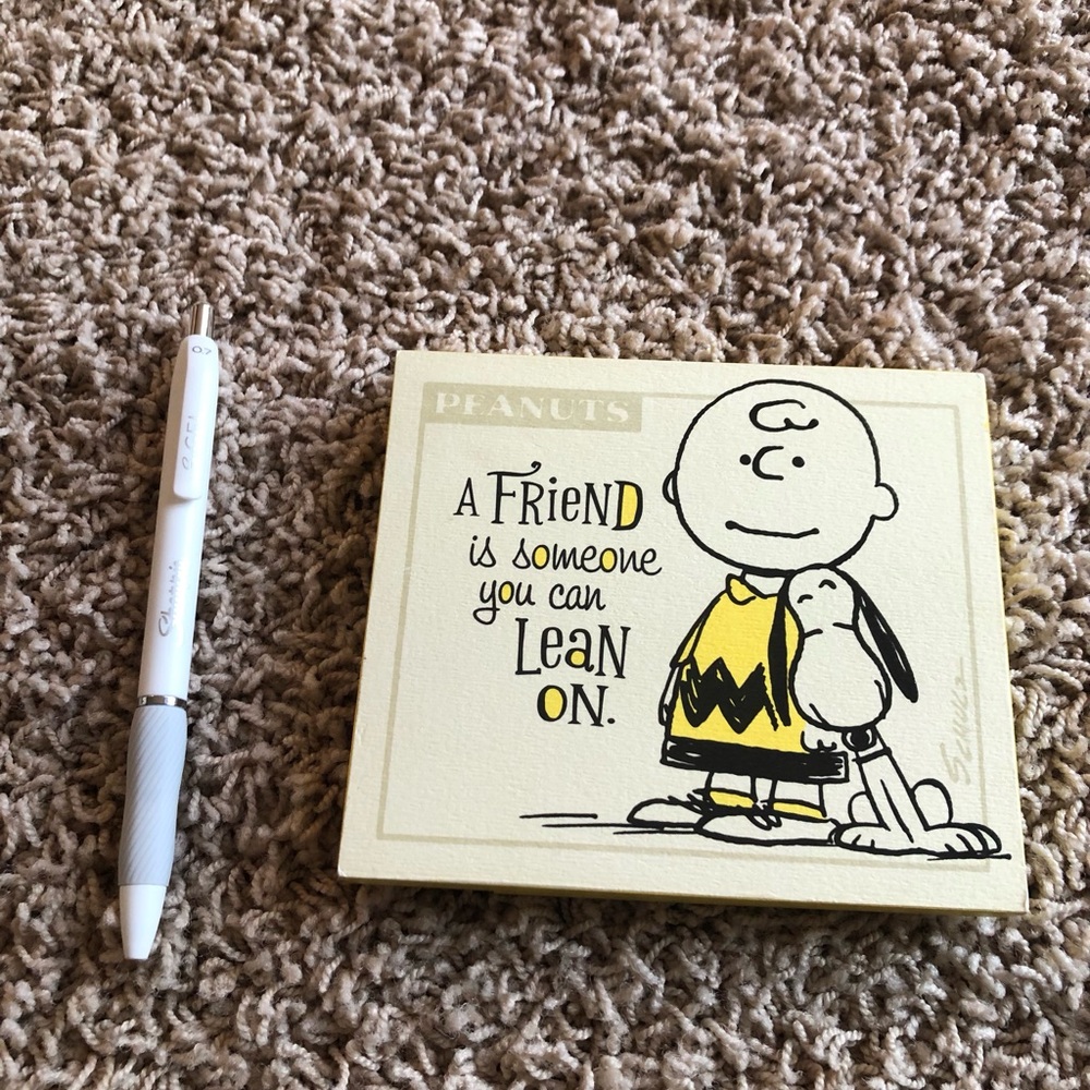 Peanuts Charles Schulz “A friend is someone you can lean on” collectors picture - Picture 6 of 6